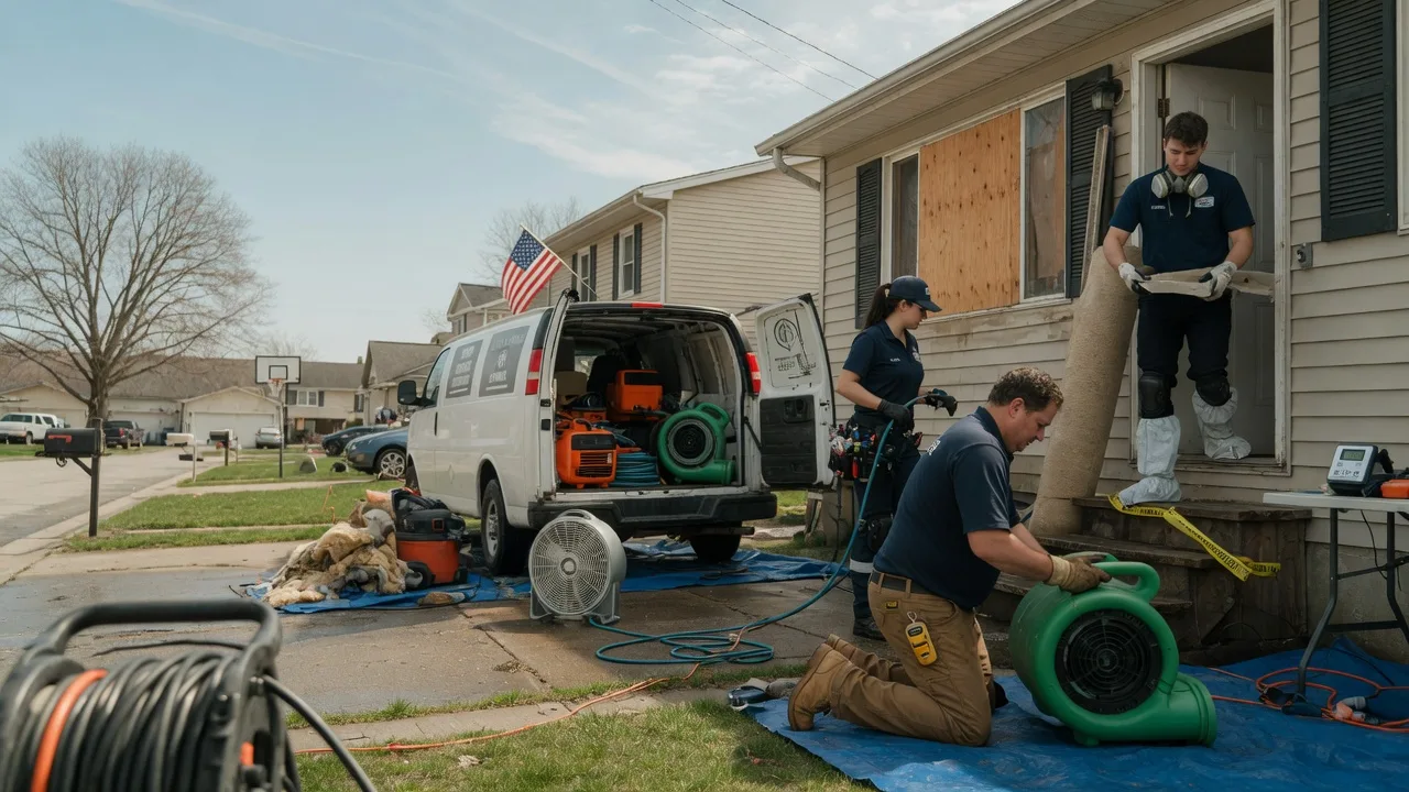 Water Damage Restoration in Orgas, WV near me